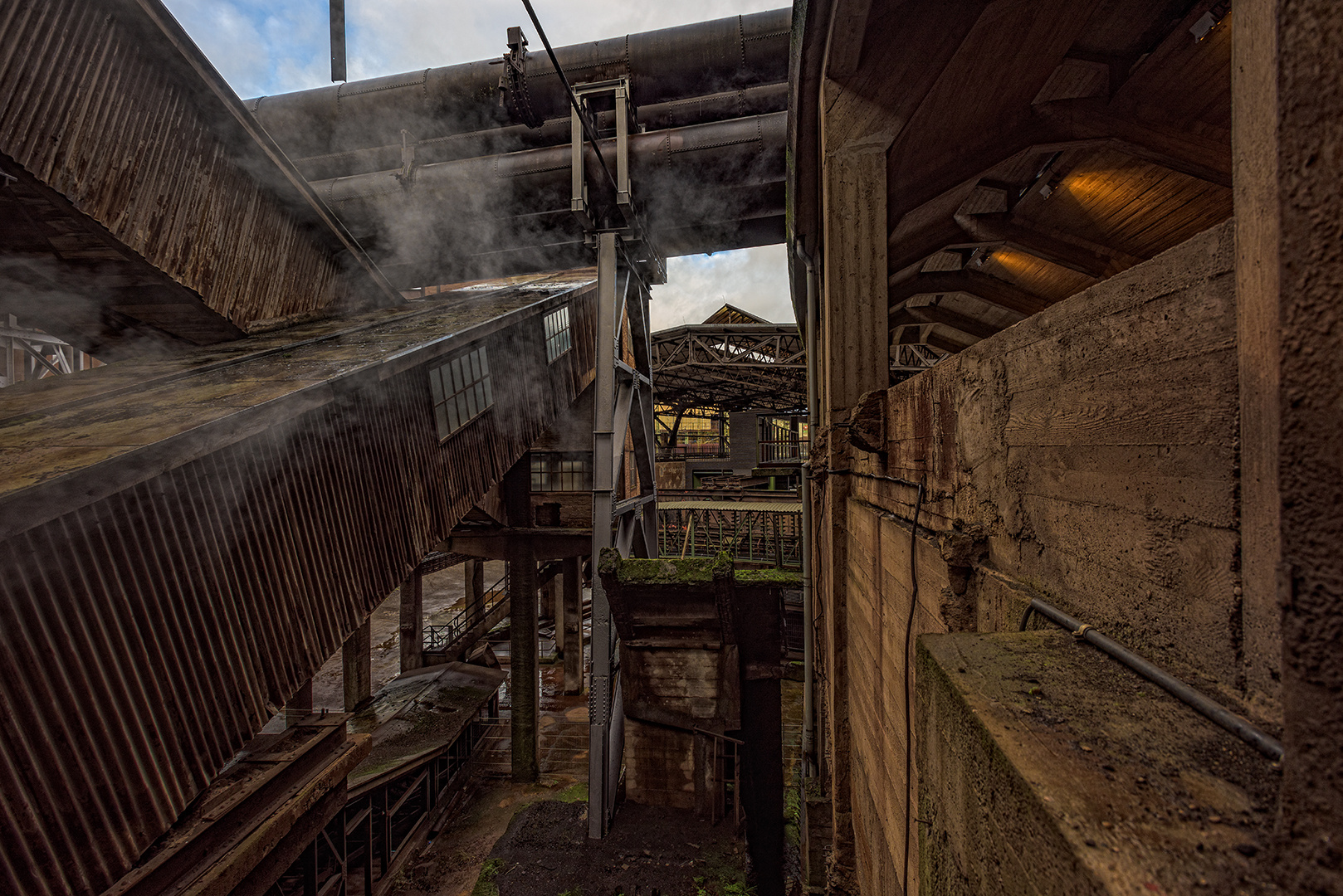 es dampft noch in der Völklinger Hütte