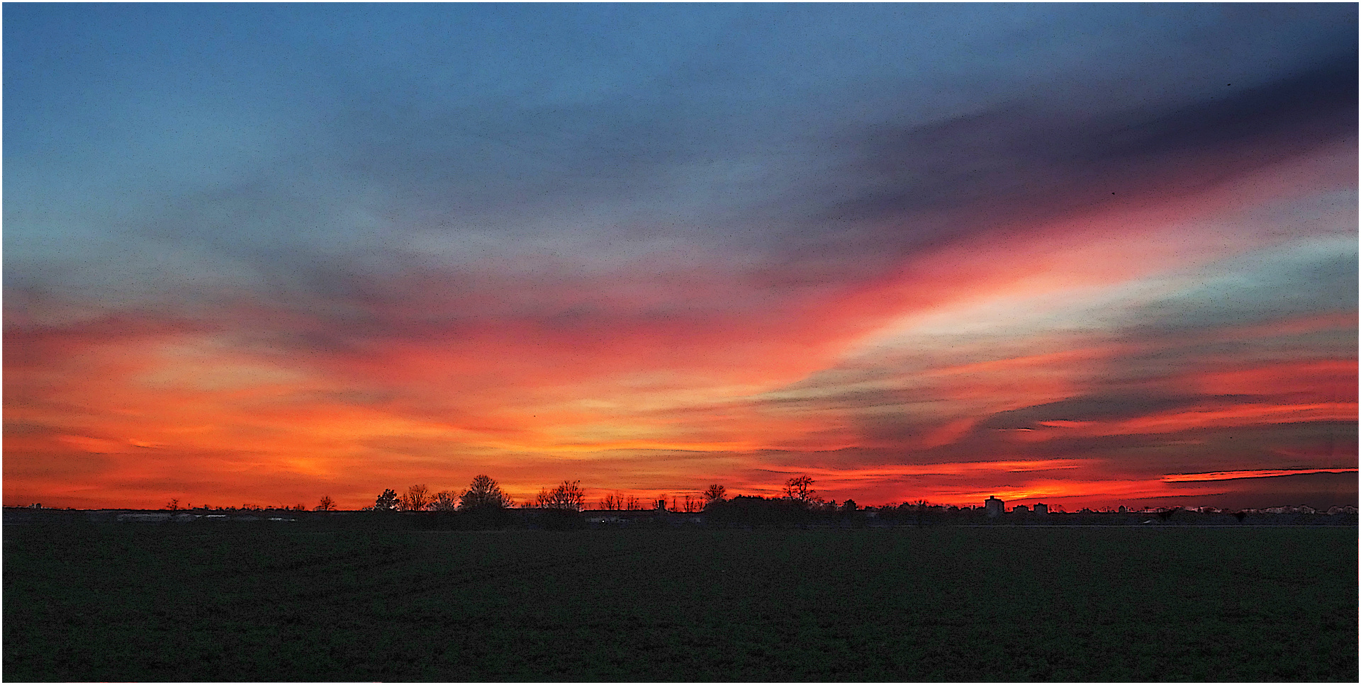 Es existiert doch noch, das Abendrot