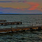 Es fa de nit a l'albufera.