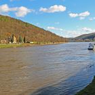 Es gab einen richtigen großen Fluß gestern mit der Elbe in Königstein...