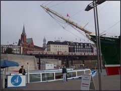 Es gab viele Fortbewegungsmöglichkeiten in Hamburg...