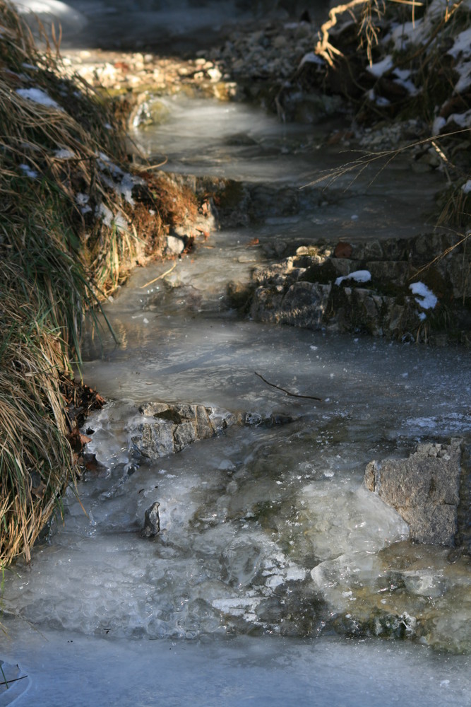 Es gefror nicht nur der Bach