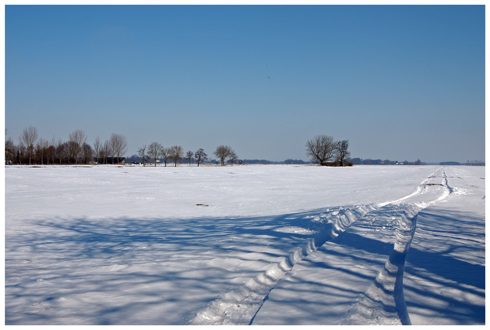 Es geht eine Schneespur nach Nirgendwo