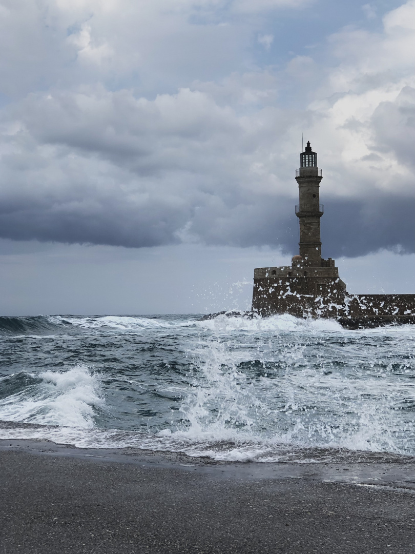 Es geht hoch her - venizianischer Hafen, Chania, Kreta