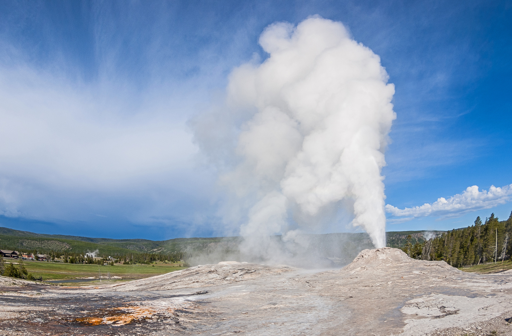 Es "geysirt" im Yellowstone