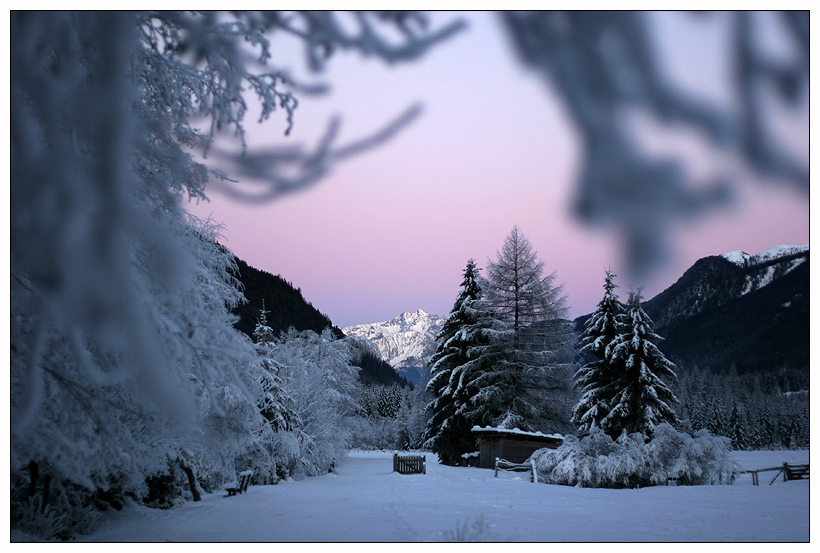 Es gibt auch Schnee an Weihnachten 2006...