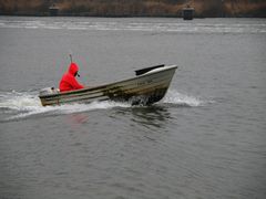 Es gibt auch Wellen auf dem Nord-Ostsee-Kanal