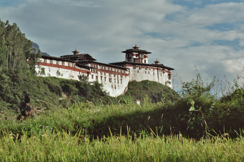 Es gibt ihn nicht mehr - Dzong von Wangdue Phodrang