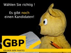 Es gibt noch einen Kandinaten ! Der gelbe Bär