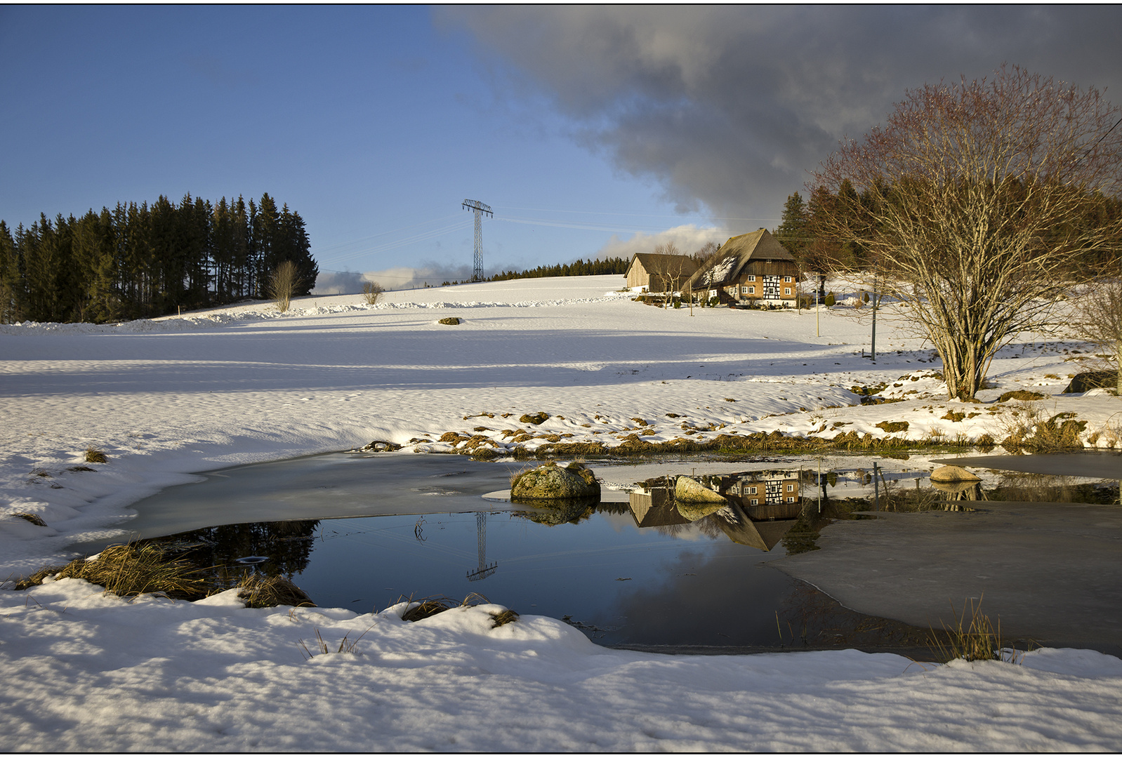 es gibt noch schnee :-)