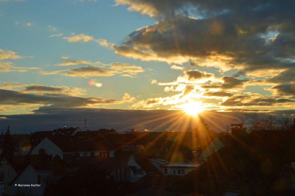 Es gibt sie noch: Frau Sonne