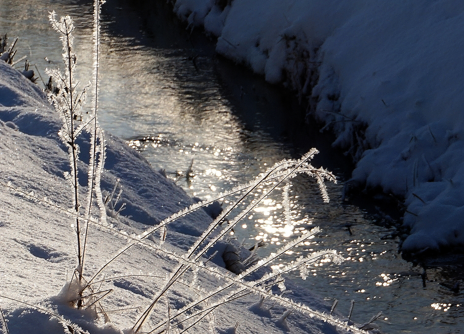 Es glitzert am Bach