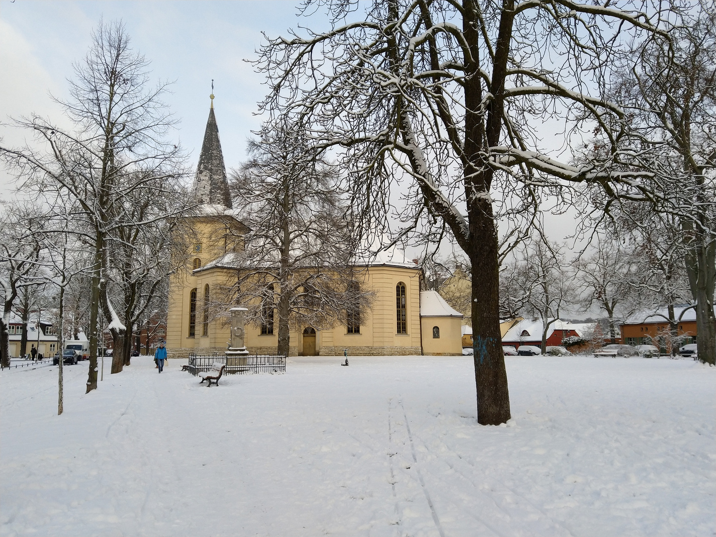 Es hat geschneit in Potsdam....