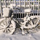 Es hat geschneit - wo ist mein Fahrrad?