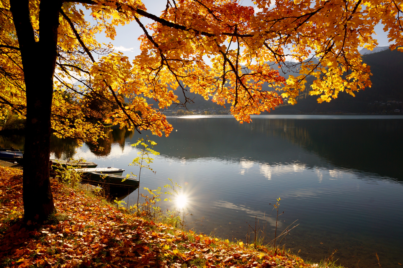 Es herbstelt am Zeller See