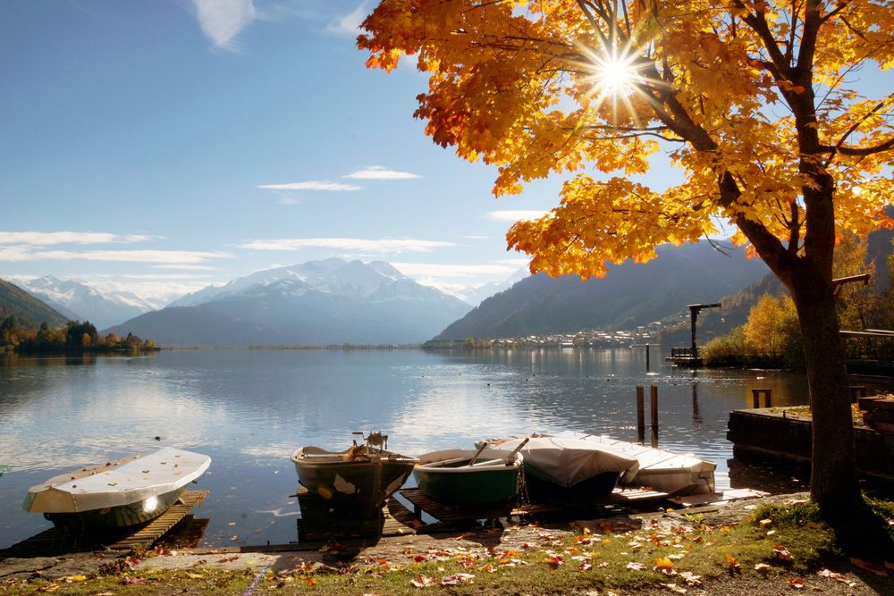 Es herbstelt am Zeller See