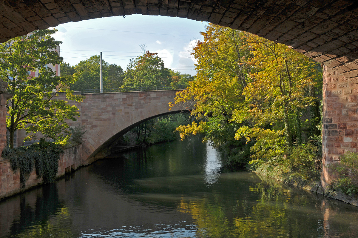 Es herbstelt an der Pegnitz