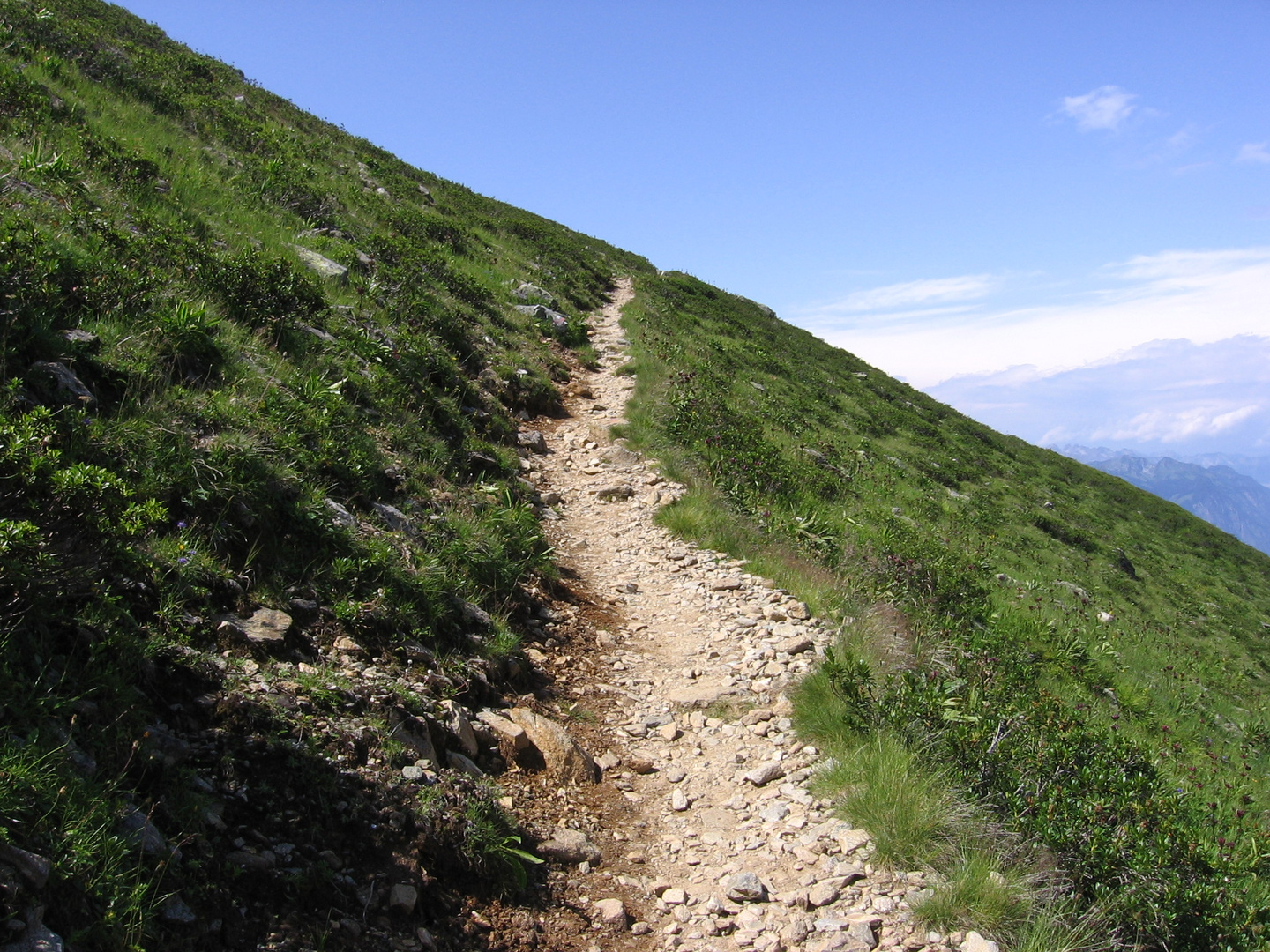 es hört nicht auf, der Weg zur Kaltenberg-Hütte