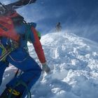 es ist ein langer Weg zum Gipfel des Mont Blanc 4810m .....