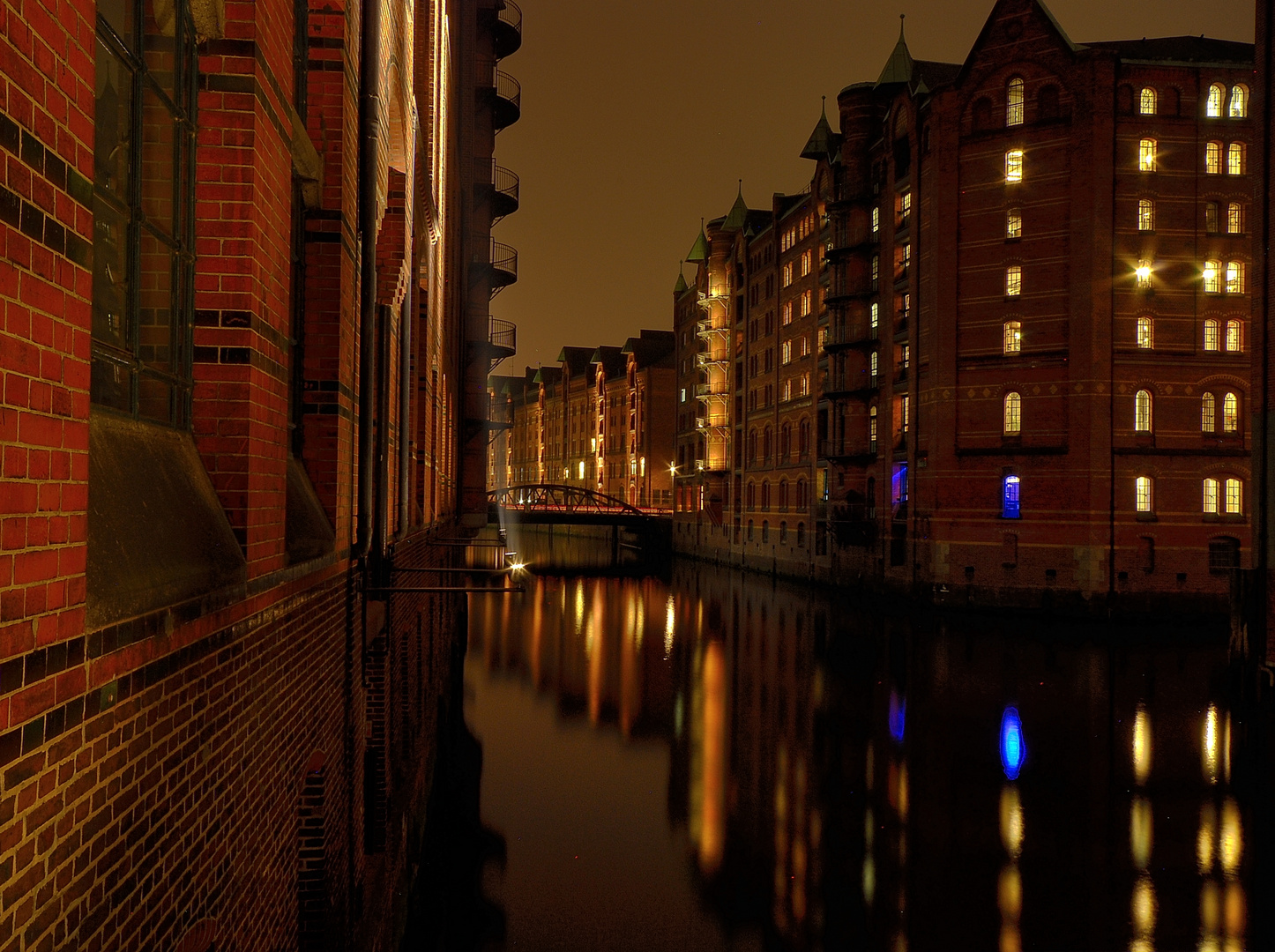 Es ist eine besondere Atmosphäre in der Hamburger  Speicherstadt