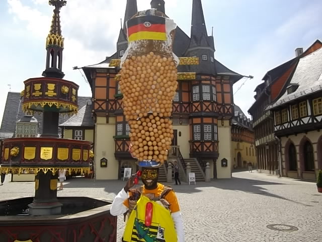 Es ist fantastisch, wunderbar, toll, schön, der Afrikanischer eiermann in Wernigerode Deutschland.