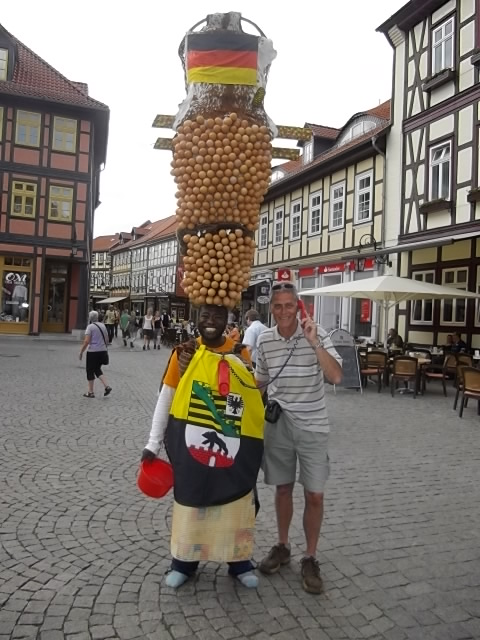 Es ist fantastisch, wunderbar, toll, schön, der Afrikanischer eiermann in Wernigerode Deutschland.