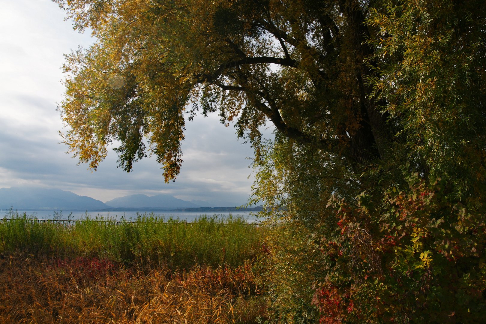 Es ist Herbst am Chiemsee