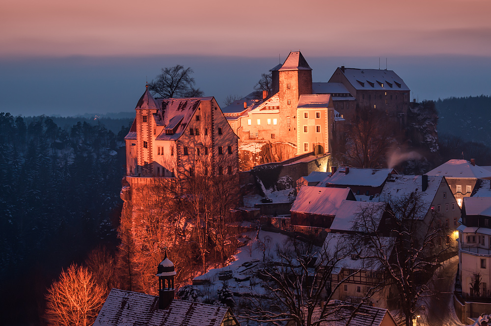 Es ist kalt in Hohnstein