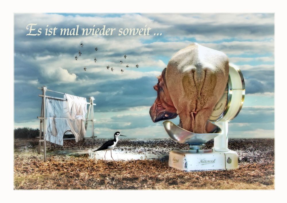 Es ist mal wieder soweit Foto & Bild fotomontage, karten und kalender, funmontagen Bilder