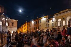 Es ist Nacht gewordenen  in Ferrara