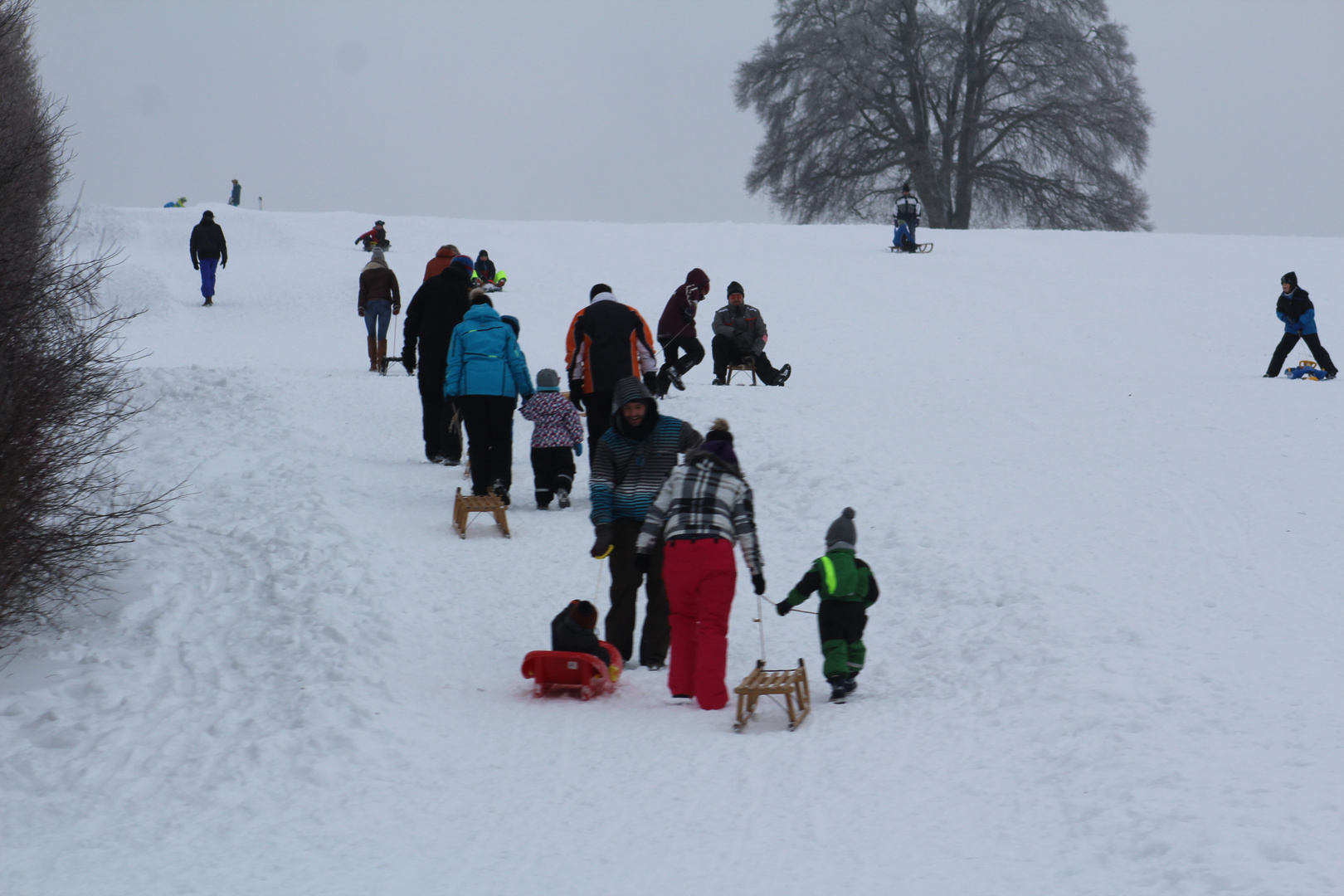 es ist Schnee und Alle kommen raus....