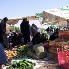 Es ist schön über den Einheimischenmarkt auf der Westbank von Luxor zu schlendern..