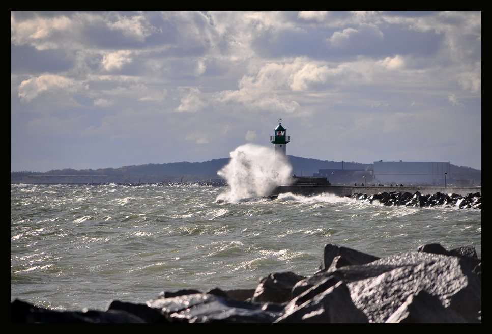 Es ist windig in Sassnitz