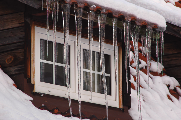 Es ist Winter in der Stadt