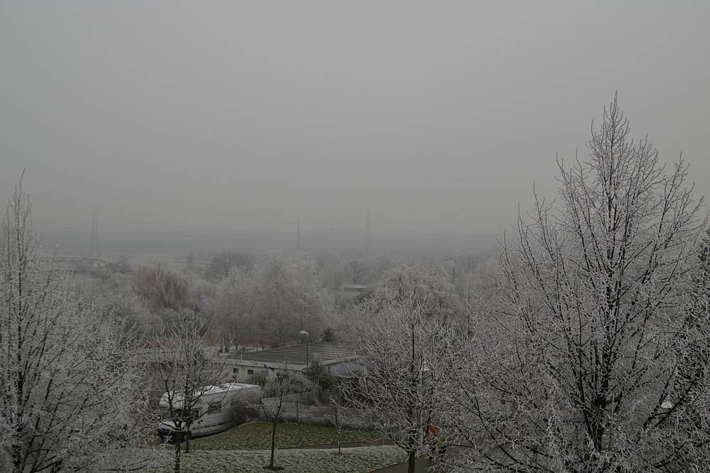 es kann auch ohne schnee weiß sein....