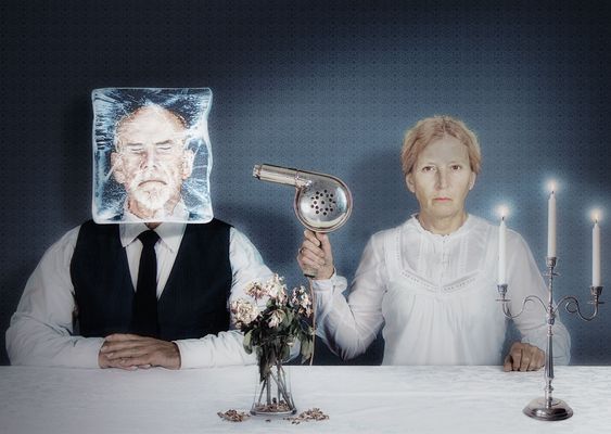 Es könnte komisch sein,wenn es nicht so traurig wäre.