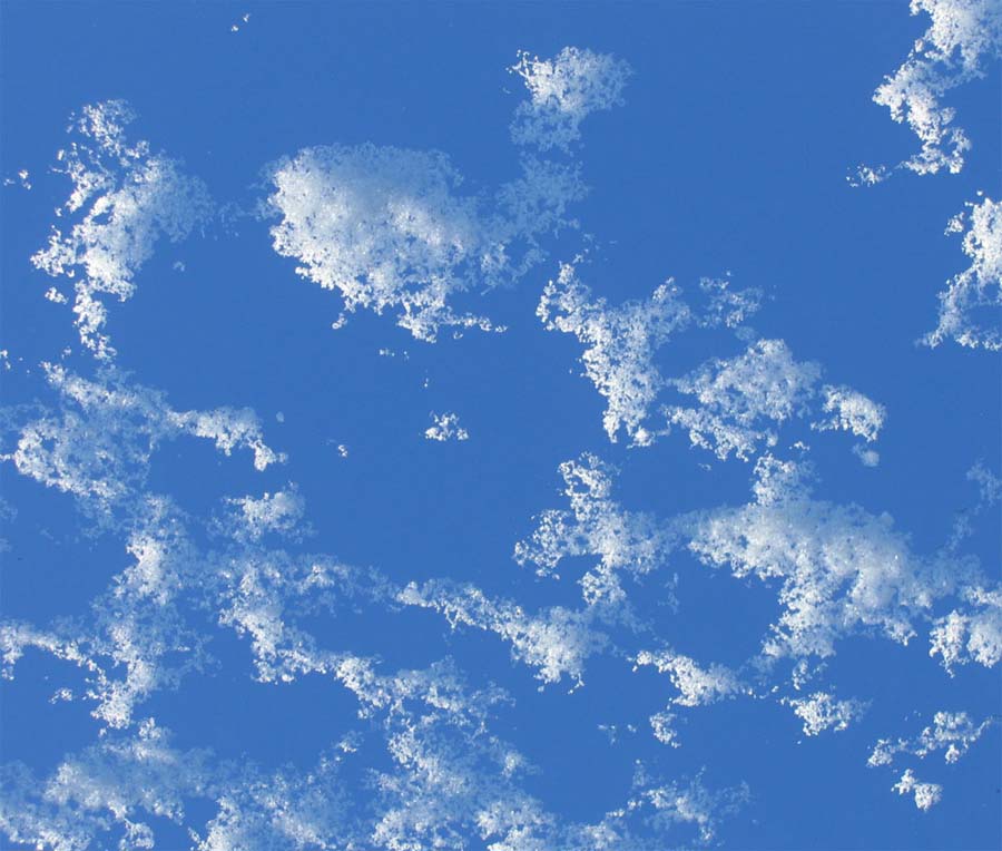 Es könnten Wolken sein, sind es aber nicht