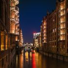 Es leuchtet in der Speicherstadt