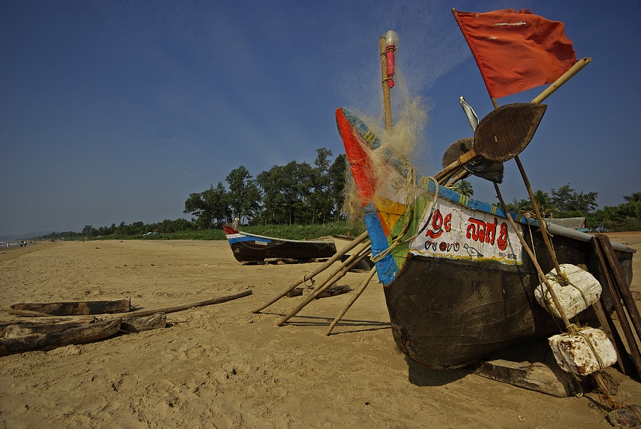 Es muss nicht immer Goa sein: Main Beach, Gokarna, Jan 2010