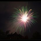 Es regnet Feuerwerk über Baden