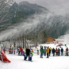 Es schneit von oben und von unten