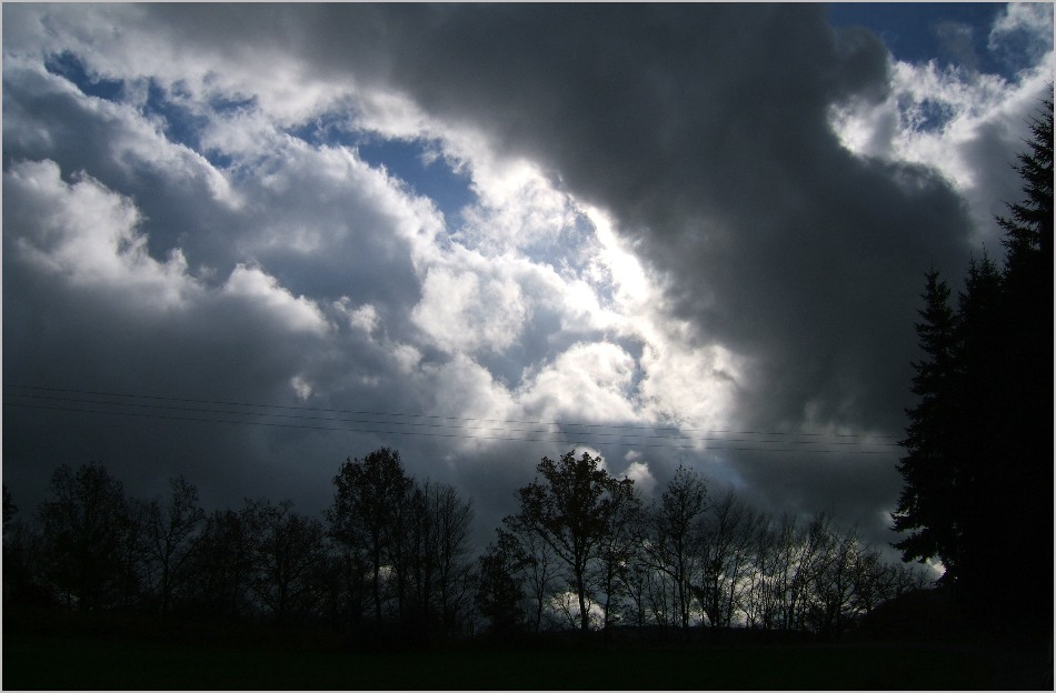 Es sieht nach Regen aus....,