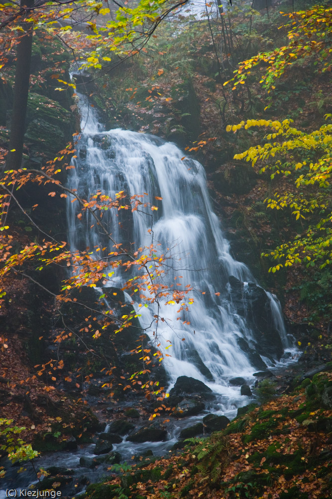 Es sprudelt nur so den Berg hinab …