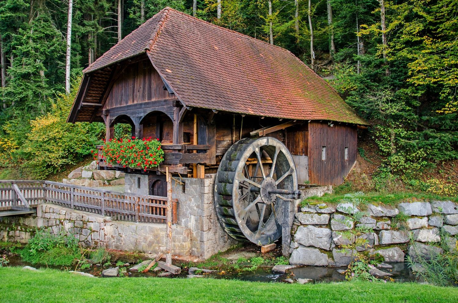 Es steht eine Mühle im .......