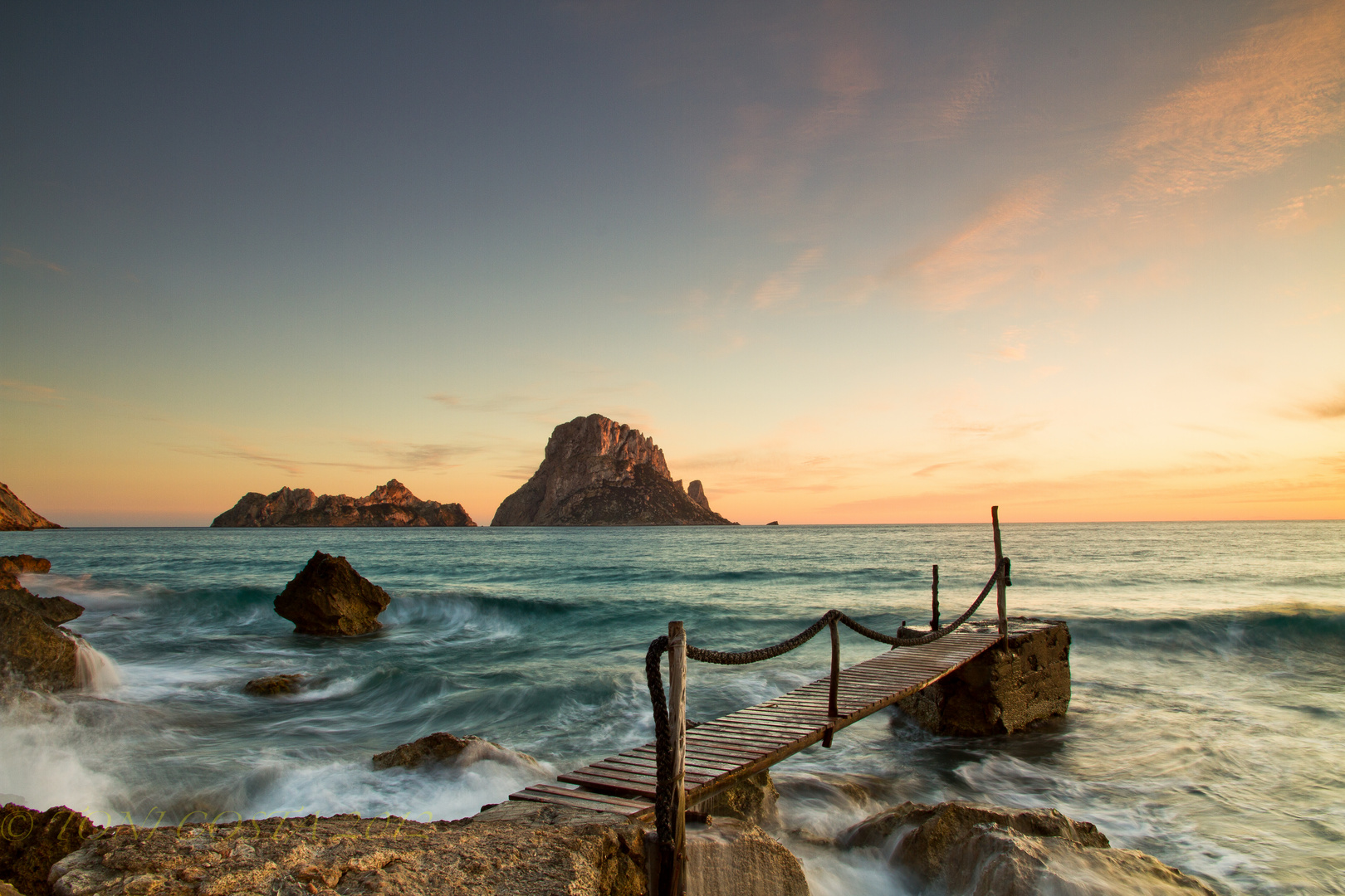 Es Vedra al atardecer