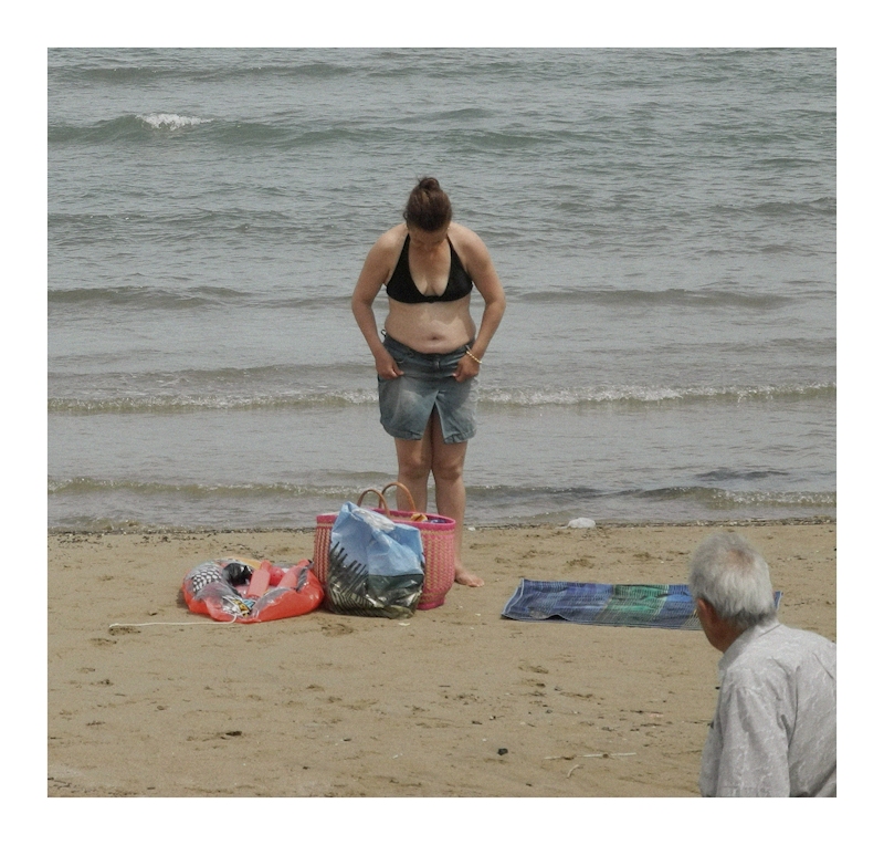 es war am STRAND