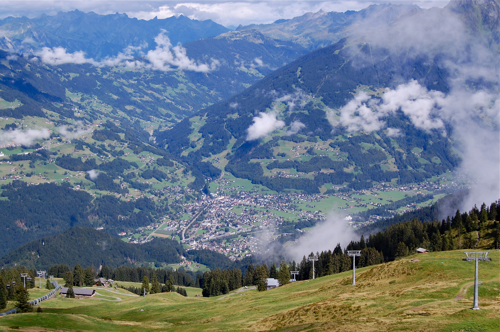 Es war ein klarer Tag mit einer wunderschönen Aussicht…