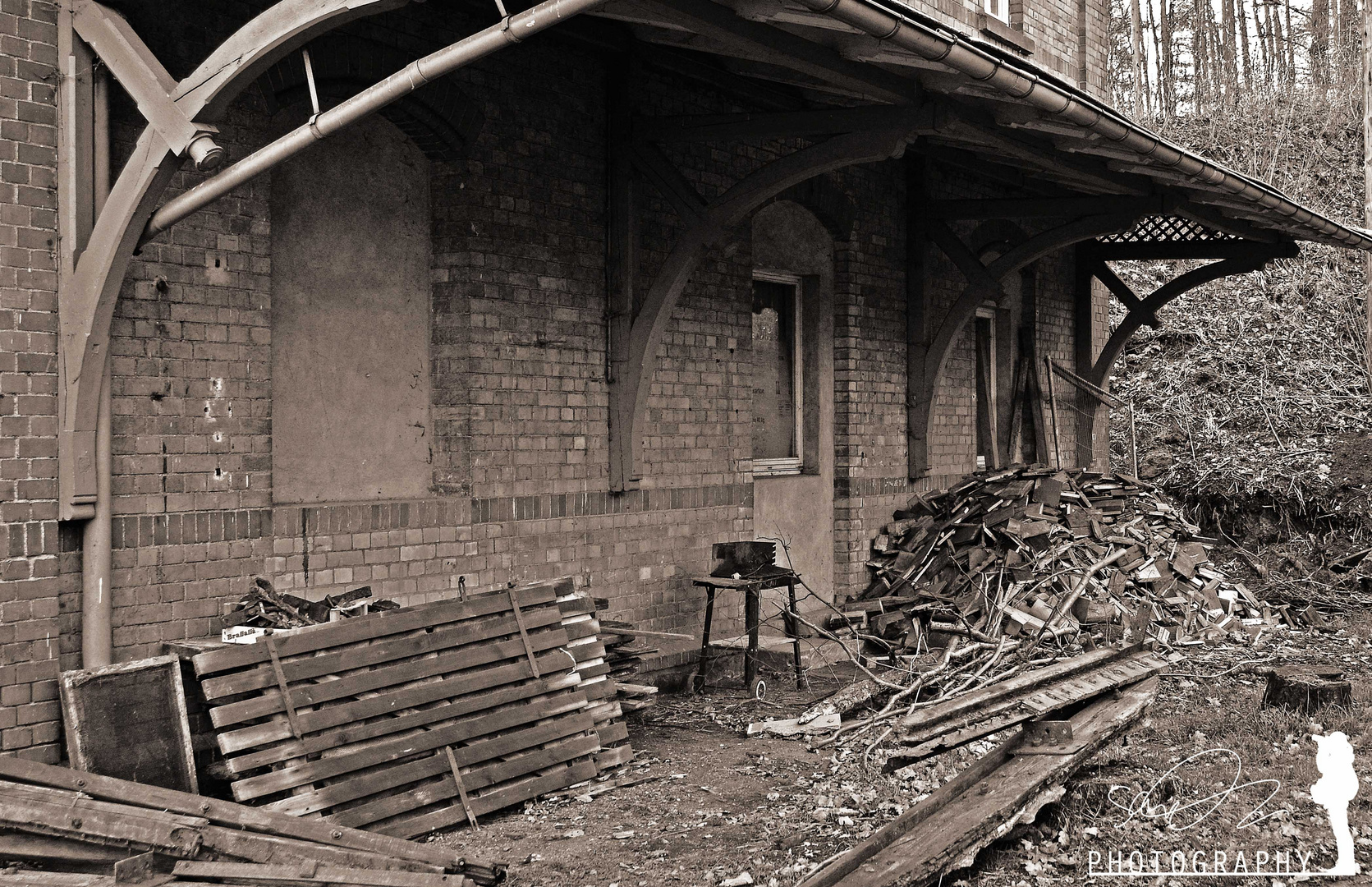 es war einmal ein Bahnhof