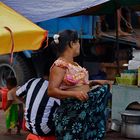 es war heiß am hafen, yangon, burma 2011