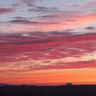 Es war sensationell am Himmel vor einer Stunde noch vor Sonnenaufgang